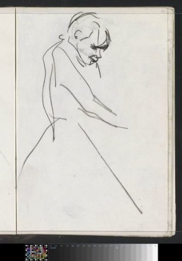 Woman, in profile