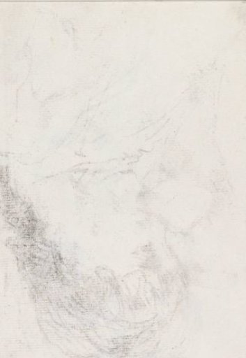 Rubbing of a chalk drawing