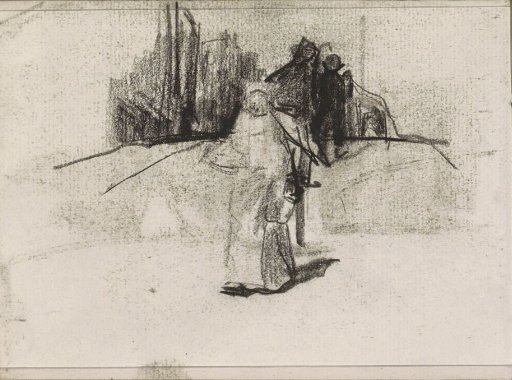 Figures on the street
