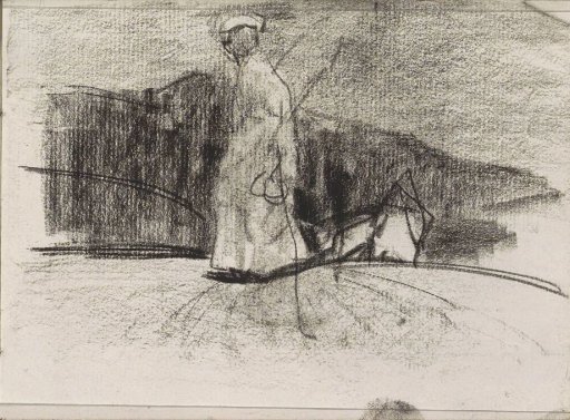 Woman, possibly on the street