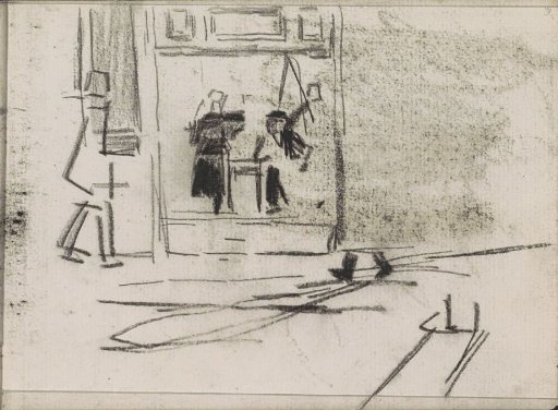 Street scene with figures