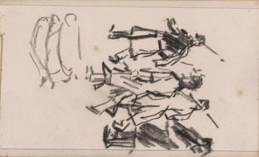 Group of Soldiers with Rifles, Possibly Hussars