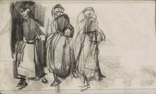 Three standing women