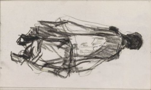 Walking Woman, Seen from Behind