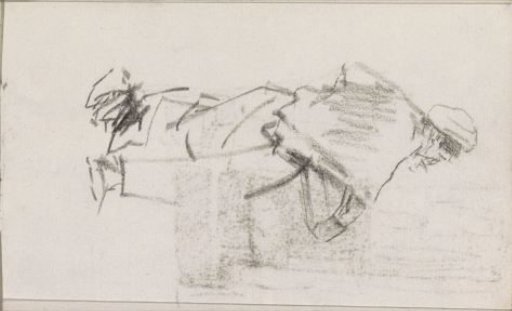 Woman with an object in her hands
