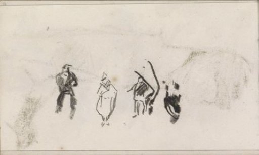 Standing figures