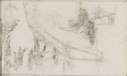 Impression of the chalk drawing on page 58
