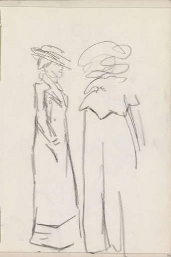 Two standing women