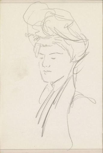 Woman with a hat