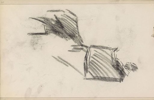 Seated Man Looking at an Animal