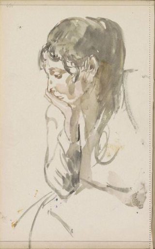 Seated Woman with a Hand Under Her Chin