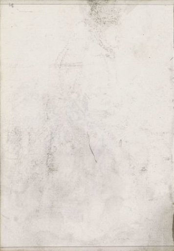 Rubbing of the chalk drawing on sheet 13 recto