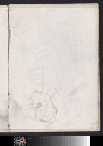 Rubbing of a chalk drawing