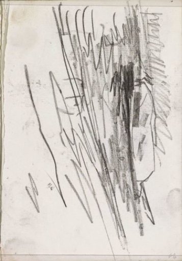 Study, possibly of a landscape with buildings