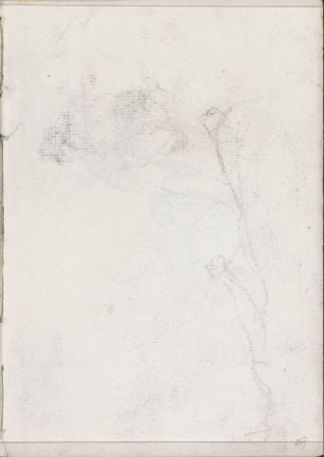 Rubbing of the chalk drawing on sheet 18 verso