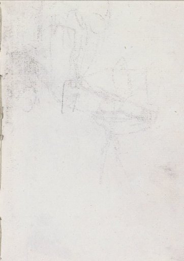 Rubbing of the chalk drawing on sheet 19 verso