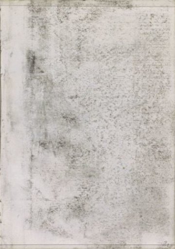 Rubbing of the chalk drawing on sheet 20 verso