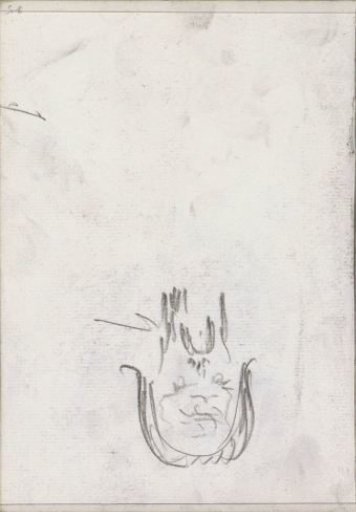 Man's head with a mustache