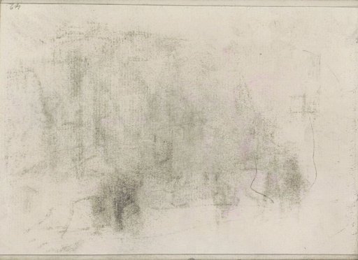 Cast of the chalk drawing on sheet 12 recto