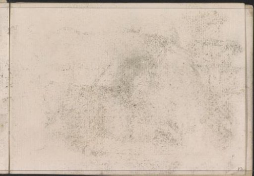 Cast of the chalk drawing on sheet 12 verso