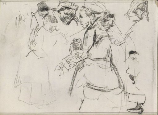 Women and children, possibly on the street