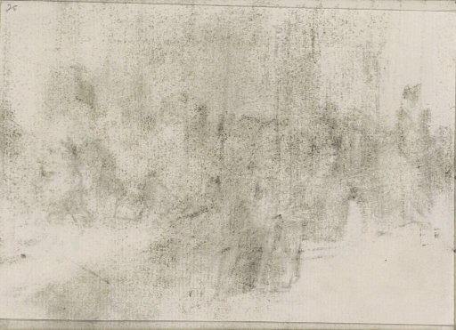Abklatsch of the chalk drawing on sheet 18 recto