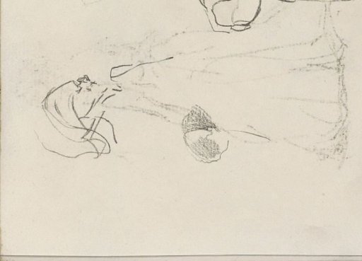Figure studies, possibly of a woman