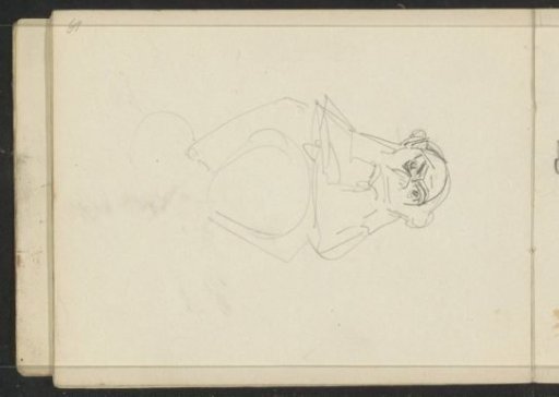 Study, Possibly of a Monkey
