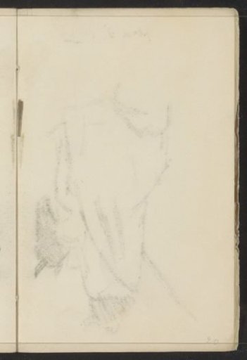 Impression of the chalk drawing on sheet 18 verso