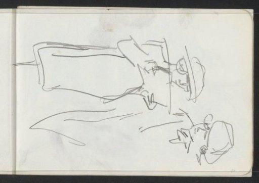 Standing woman, reading