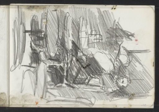 Figures on a terrace
