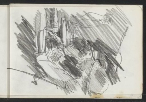 Figures on a terrace