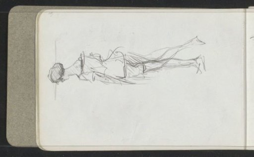 Walking young woman in a bathing costume