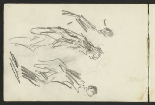 Standing and bending men in jackets