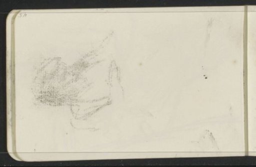 Impression of the chalk drawing on sheet 13 recto