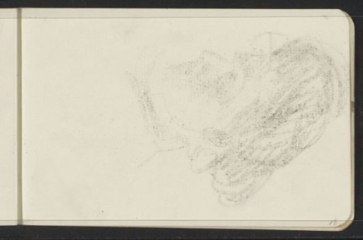 Impression of the chalk drawing on sheet 17 verso