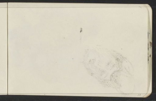 Impression of the chalk drawing on sheet 21 verso