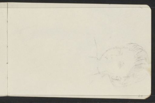 Impression of the chalk drawing on sheet 27 verso