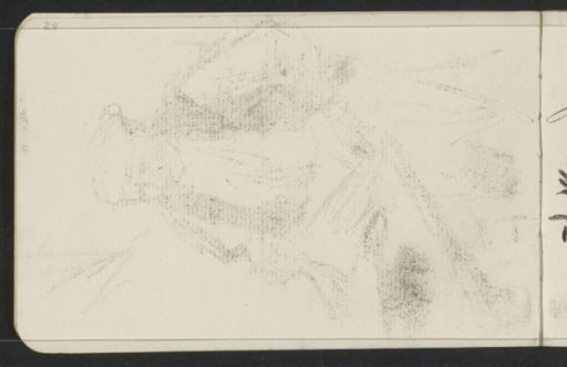 Impression of the chalk drawing on sheet 5 recto