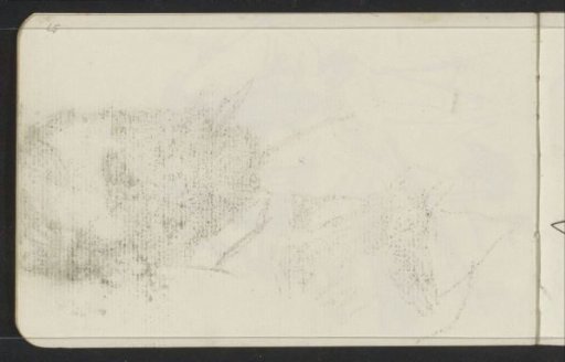 Impression of the chalk drawing on sheet 6 recto