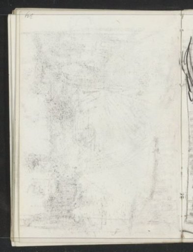 Impression of the chalk drawing on sheet 14 recto