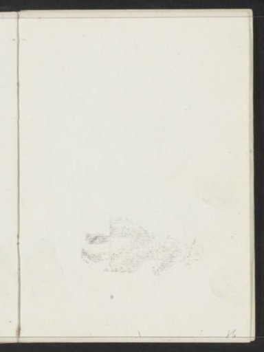 Impression of the chalk drawing on sheet 15 verso