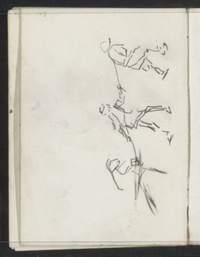 Three young men pulling on a rope