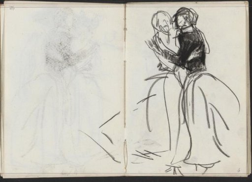 Two dancing women