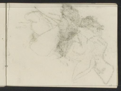 Impression of the chalk drawing on sheet 18 verso