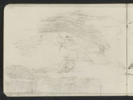 Study, possibly of a standing woman