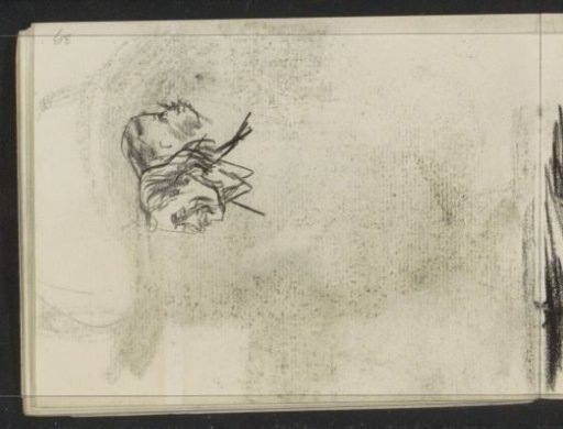 Two heads, in profile