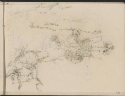 Impression of the chalk drawing on sheet 27 verso