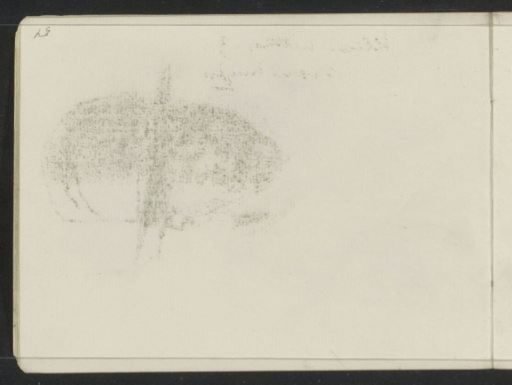 Impression of the chalk drawing on sheet 6 recto