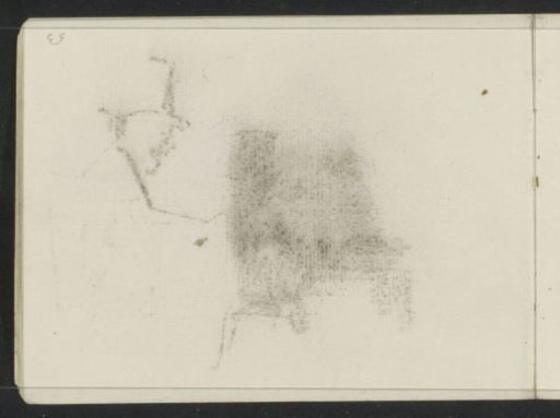 Impression of the chalk drawing on sheet 7 recto